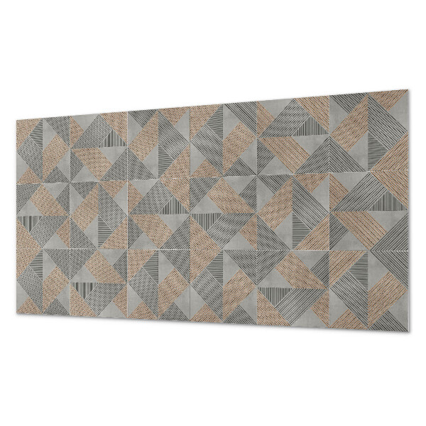 Wandpaneel pvc Driehoekig geometrisch motief