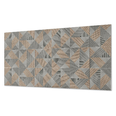 Wandpaneel pvc Driehoekig geometrisch motief