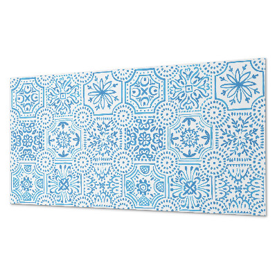 Vinyl wandpaneel Geruite keramische patronen