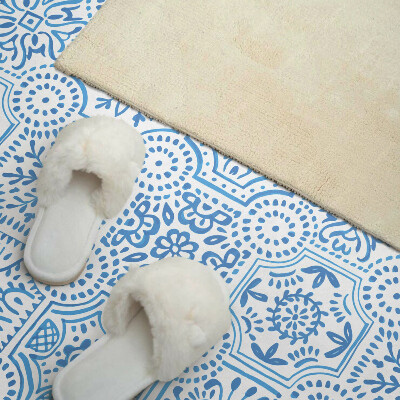 Vinyl wandpaneel Geruite keramische patronen