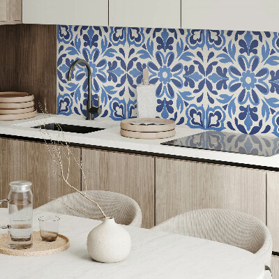 Zelfklevend wandpaneel Bloemen decoratief motief