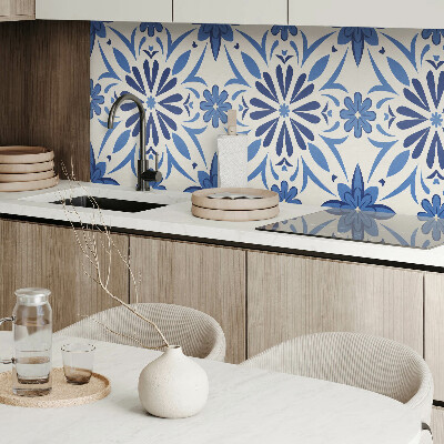 Vinyl wandpaneel Bloemenmotief