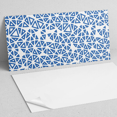 Zelfklevend wandpaneel Geometrisch driehoekmotief