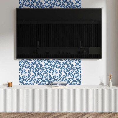 Zelfklevend wandpaneel Geometrisch driehoekmotief