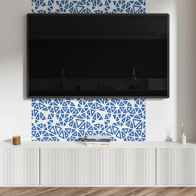 Zelfklevend wandpaneel Geometrisch driehoekmotief