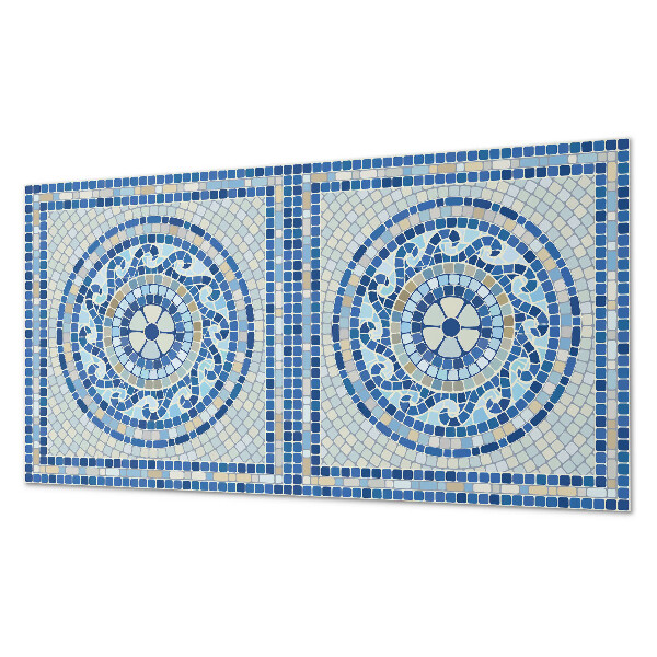 Vinyl wandpaneel Mozaïek in de kleuren van de lucht