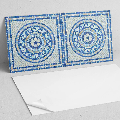 Vinyl wandpaneel Mozaïek in de kleuren van de lucht