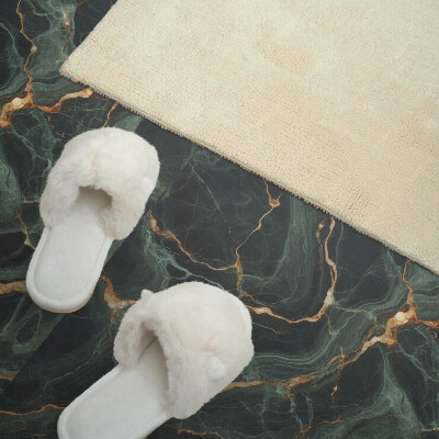 Zelfklevend wandpaneel Marmermotief met fijne aderen