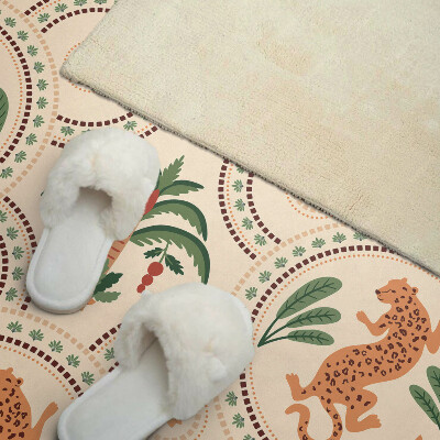 Vinyl wandpaneel Tropisch luipaardmotief