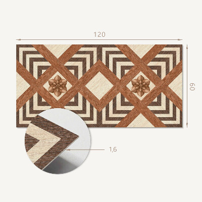 Zelfklevend wandpaneel Geometrische inspiraties in een moderne stijl