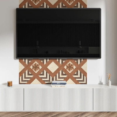 Zelfklevend wandpaneel Geometrische inspiraties in een moderne stijl