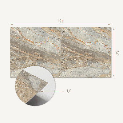 Vinyl wandpaneel Marmeren structuur met fijne aderen