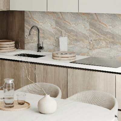 Vinyl wandpaneel Marmeren structuur met fijne aderen