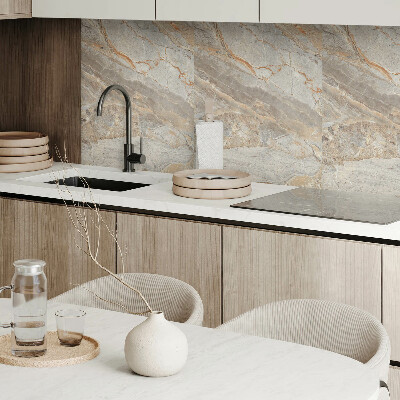 Vinyl wandpaneel Marmeren structuur met fijne aderen