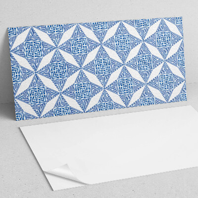 Vinyl wandpaneel Rasterpatroon in geometrische vormen