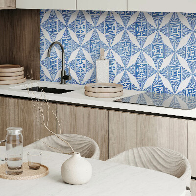 Vinyl wandpaneel Rasterpatroon in geometrische vormen