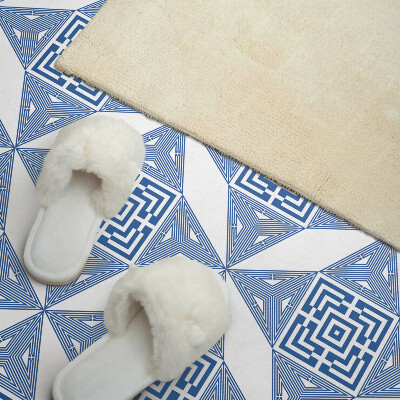 Vinyl wandpaneel Rasterpatroon in geometrische vormen