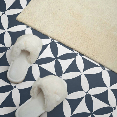 Wandpaneel pvc Bloemenmotief in geometrische vormen