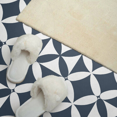 Wandpaneel pvc Bloemenmotief in geometrische vormen