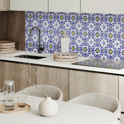 Vinyl wandpaneel Bloemmotief met delicate accenten