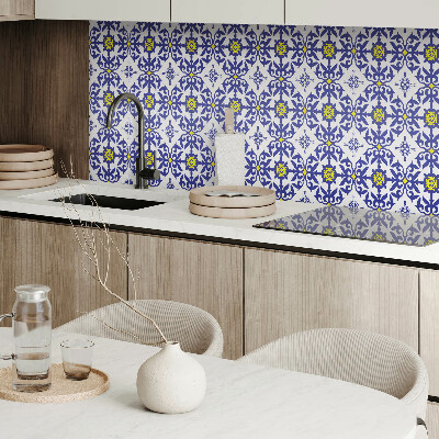 Vinyl wandpaneel Bloemmotief met delicate accenten