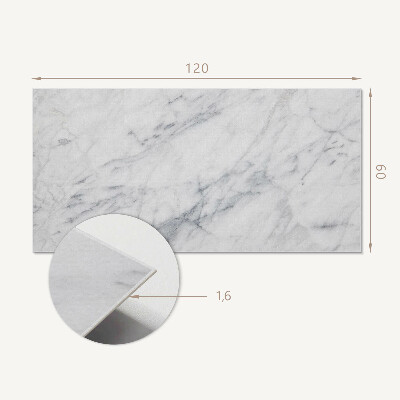 Zelfklevend wandpaneel Marmeren compositie met fijne aderen