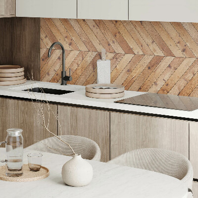 Vinyl wandpaneel Diagonale opstelling van borden in een grafisch motief