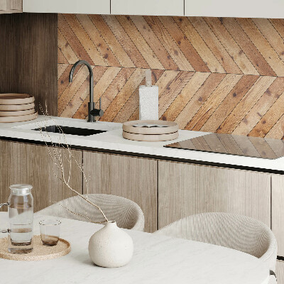 Vinyl wandpaneel Diagonale opstelling van borden in een grafisch motief