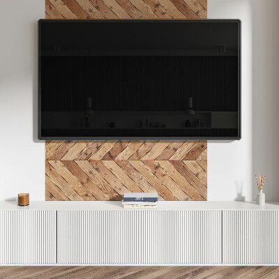 Vinyl wandpaneel Diagonale opstelling van borden in een grafisch motief