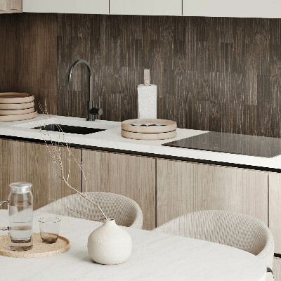 Vinyl wandpaneel Planken in natuurlijke stijl