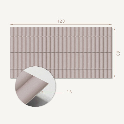 Vinyl wandpaneel Parallel strepenpatroon