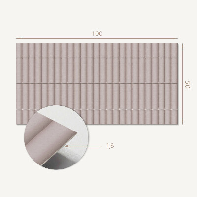Vinyl wandpaneel Parallel strepenpatroon