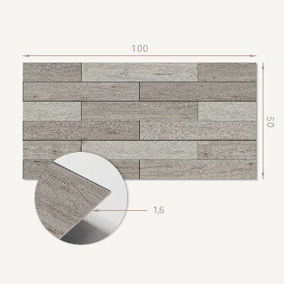 Vinyl wandpaneel Natuurlijke houttinten