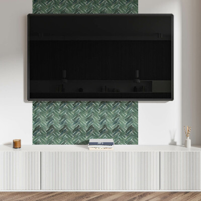 Zelfklevend wandpaneel Driedimensionaal visgraatpatroon