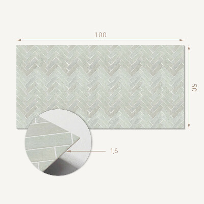 Vinyl wandpaneel Visgraatmotief