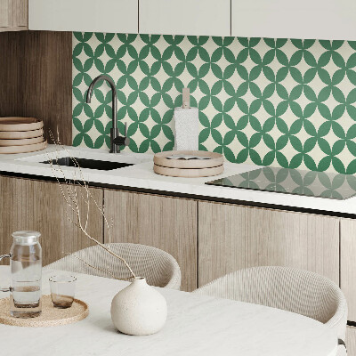 Wandpaneel pvc Bladpatroon in een raster