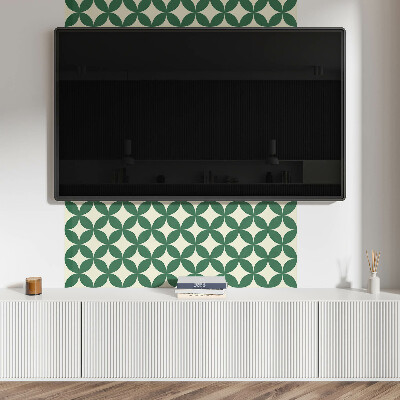 Wandpaneel pvc Bladpatroon in een raster