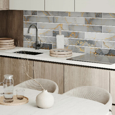 Vinyl wandpaneel Stijlvol marmermotief