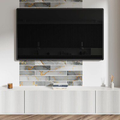 Vinyl wandpaneel Stijlvol marmermotief