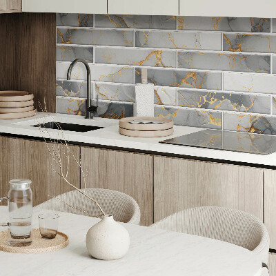 Vinyl wandpaneel Stijlvol marmermotief