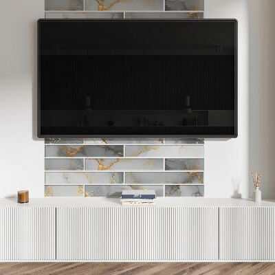 Vinyl wandpaneel Stijlvol marmermotief