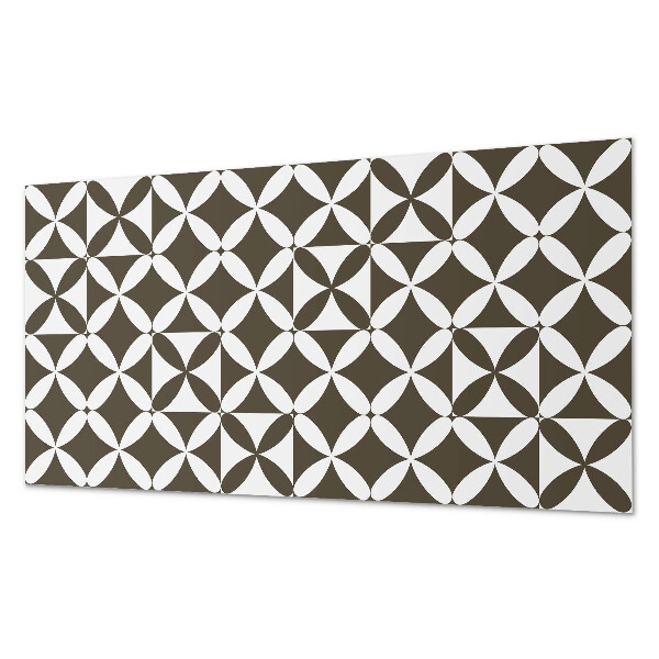 Zelfklevend wandpaneel Geometrisch motief in een abstracte stijl