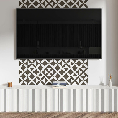 Zelfklevend wandpaneel Geometrisch motief in een abstracte stijl