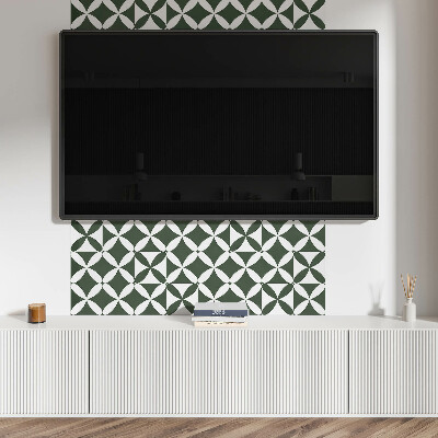 Vinyl wandpaneel Geometrisch dambordpatroon