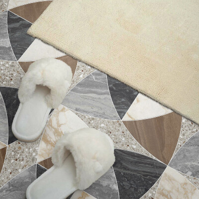 Zelfklevend wandpaneel Geometrisch tegelpatroon