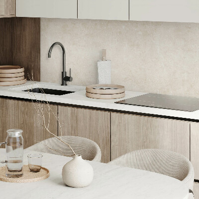 Vinyl wandpaneel Lichte steen in een natuurlijke stijl