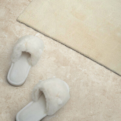 Vinyl wandpaneel Lichte steen in een natuurlijke stijl