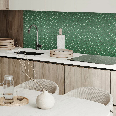 Wandpaneel pvc Visgraatmotief op keramiek