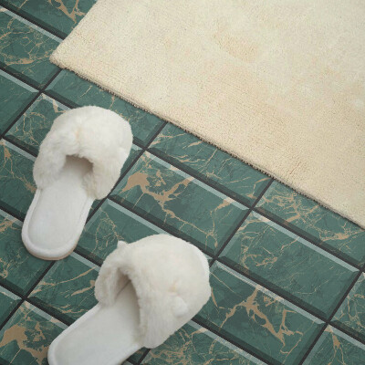 Vinyl wandpaneel Marmeren tegels in een moderne stijl