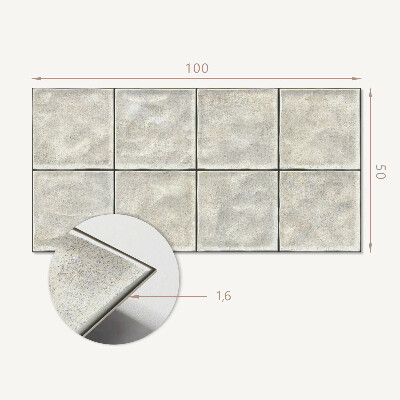 Zelfklevend wandpaneel Keramisch tegelpatroon